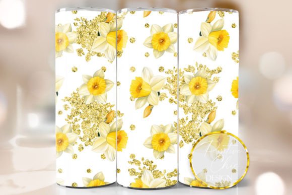 Download Daffodil Tumbler Wrap Spring Flowers PNG - Spring flowers Collection