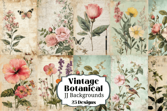 Download 23 Vintage Botanical Illustrations Flora - Botanical illustrations Collection