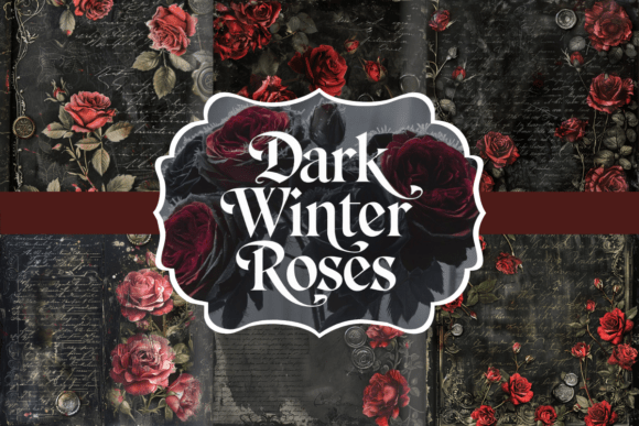 Download Dark Winter Roses - Winter Collection