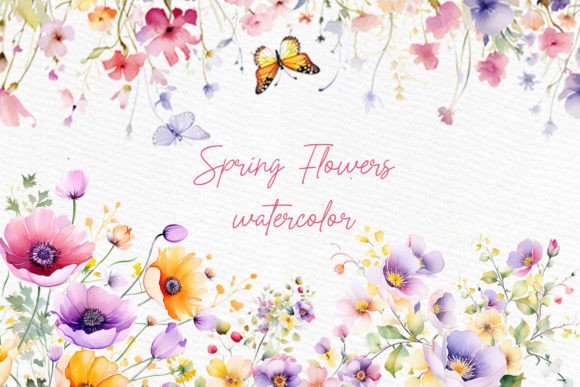Download Wild Flowers Clipart Spring Flowers Png - Spring flowers Collection
