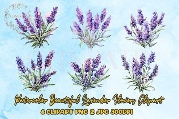 Download Watercolor Lavender Flowers Clipart - Premium Resources