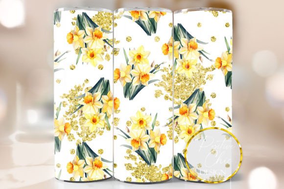 Download Daffodil Tumbler Wrap Spring Flowers PNG - Spring flowers Collection