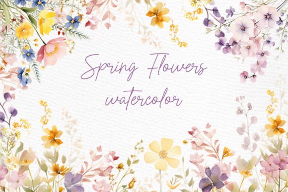 Download Spring Flowers Clipart Wild Flowers Png - Spring flowers Collection